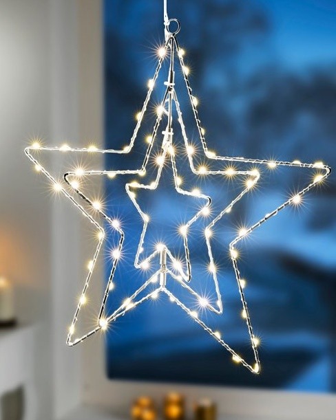 Hvězda vánoční 3D světelná - Dekorace a domácnost Dekorace Vánoce a Silvestr